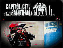 Tablet Screenshot of capitolcitypaintball.com